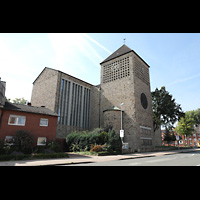 Dlmen, Heilig-Kreuz-Kirche, Auenansicht vom Chor aus gesehen