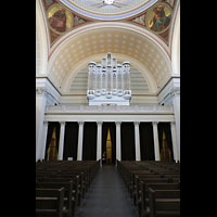 Potsdam, St. Nikolai, Orgelempore ber dem Haupteingang
