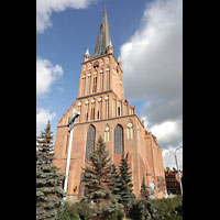 Szczecin (Stettin), Katedra sw. Jakuba (Jakobskathedrale), Auenansicht von vorne