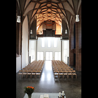 Stuttgart, Hospitalkirche, Innenraum in Richtung Orgel