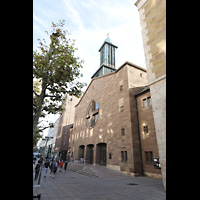 Stuttgart, Domkirche St. Eberhard, Auenansicht von der Seite