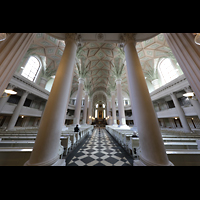 Leipzig, Nikolaikirche, Innenraum in Richtung Chor