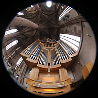 Nrnberg (Nuremberg), Frauenkirche am Hauptmarkt, Gesamter Innenraum mit Orgel