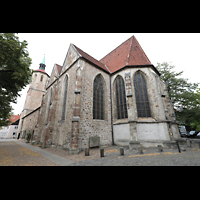 Braunschweig, St. Magni, Auenansicht Chorraum von der Herrendorftwete aus
