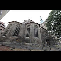 Hildesheim, St. Andreas, Chor von auen vom Andreasplatz aus (Nordseite)