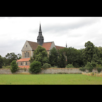 Braunschweig, Klosterkirche St. Mariae, Auenansicht von Nordosten (Ebertallee)