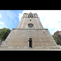 Braunschweig, Dom St. Blasii, Fassade mit Trmen und Glockenhaus