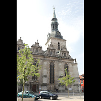 Wolfenbttel, Hauptkirche Beatae Mariae Virginis, Sdansicht von der Reichsstrae aus