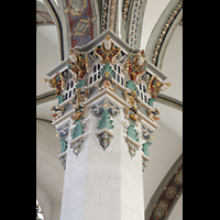 Wolfenbttel, Hauptkirche Beatae Mariae Virginis, Verzierte Kapitelle an den Pfeilern