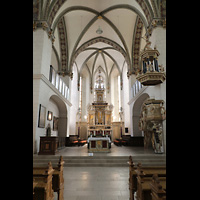 Wolfenbttel, Hauptkirche Beatae Mariae Virginis, Chorraum mit Kanzel