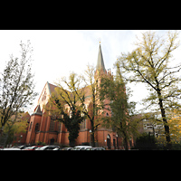 Berlin, St. Paulus Dominikanerkloster, Auenansicht, stliches Seitenschiff und Querhaus