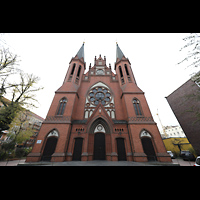 Berlin, St. Paulus Dominikanerkloster, Fassade mit Trmen