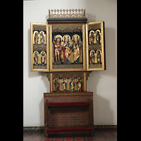 Berlin, St. Paulus Dominikanerkloster, Mittelalterlicher Altar im westlichen Seitenschiff