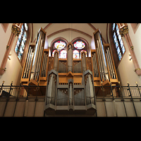 Berlin, St. Ludwig, Orgel beleuchtet