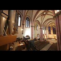 Berlin, St. Ludwig, Blick vom Pedalturm (links) in die Kirche