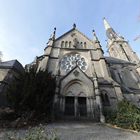 Berlin, St. Sebastian, Seitenansicht von Sdosten