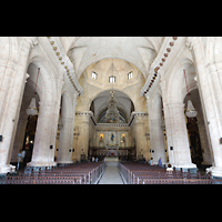 La Habana (Havanna), Catedral de San Cristbal, Innenraum in Richtung Chor