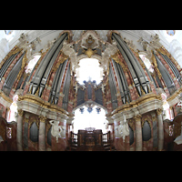 Weingarten, Basilika  St. Martin, Gabler-Orgel Gesamtansicht