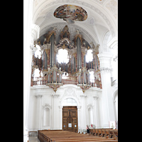 Weingarten, Basilika  St. Martin, Orgelempore