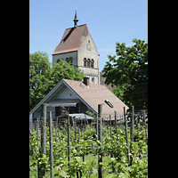 Reichenau, Mnster St. Maria und Markus Mittelzell, Turm von Sdwesten