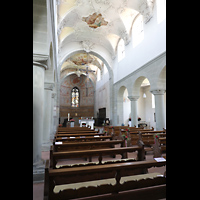 Reichenau, St. Peter und Paul Niederzell, Innenraum in Richtung Chor