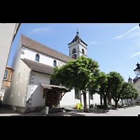 Schaffhausen, St. Johann, Fassade seitlich