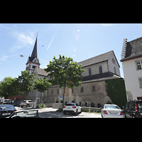 Schaffhausen, Mnster (ehem. Kloster zu Allerheiligen), Auenansicht Nordseite