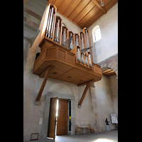 Schaffhausen, Mnster (ehem. Kloster zu Allerheiligen), Orgelempore seitlich