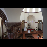 Berlin, St. Marien (Maria unter dem Kreuz), Blick von der Seitenempore in die Kirche