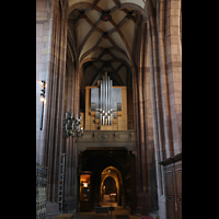 Freiburg, Mnster Unserer Lieben Frau, Prospekt der Chororgel auf der ostseite