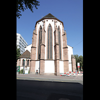 Basel, Predigerkirche, Chor von auen