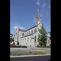 Vevey, Notre-Dame, Auenansicht von Sden