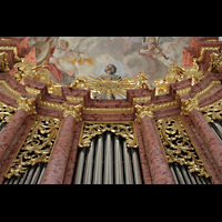 Luzern, Jesuitenkirche, Prospektdetail