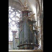 Praha (Prag), Katedrla sv. Vta (St. Veits-Dom), Querhausorgel, rechtes Prospektfeld