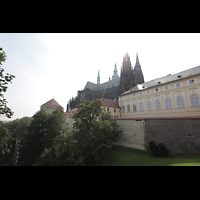 Praha (Prag), Katedrla sv. Vta (St. Veits-Dom), Burgberg mit Veitsdom