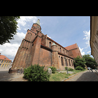 Brandenburg, Dom St. Peter und Paul, Auenansicht von Sdwesten