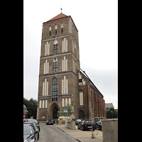 Rostock, St. Nikolai, Turm und sdliche Fassade