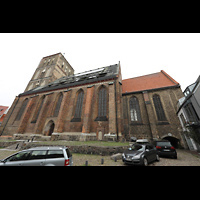 Rostock, St. Nikolai, Ansicht von Sdosten