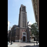 Venlo, Sint Martinus Basiliek, Auenansicht von der Sint Martinusstraat