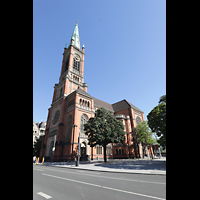 Dsseldorf, Johanneskirche, Ansicht von Sdosten