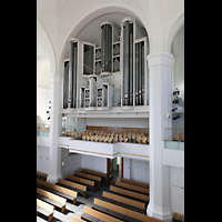 Dsseldorf, Johanneskirche, Orgelempore seitlich