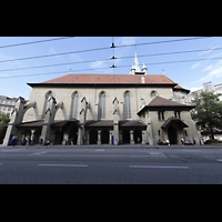 Lausanne, Saint-Franois, Auenansicht vom Place Saint-Franois von Sden