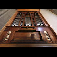 Lausanne, Saint-Franois, Italienische Orgel mit Spieltisch