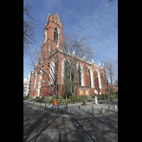 Berlin, St. Matthias, Kirche seitlich von Sdosten gesehen