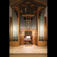 Berlin, Kirche zum Heilsbronnen, Orgel mit Spieltisch