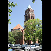 Berlin, St. Marien (Maria, Hilfe der Christen9, Ansicht von der Flankenschanze