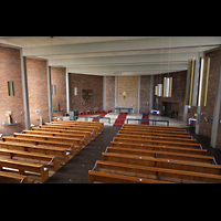 Berlin, St. Nikolaus, Blick von der rechten Orgelemporenseite in die Kirche