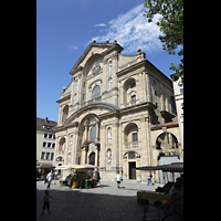 Bamberg, St. Martin, Auenansicht vom Grnen Markt