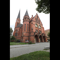 Berlin, American Church in Berlin (ehem. Lutherkirche am Dennewitzplatz), Auenansicht von Sdwesten