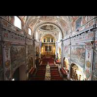 Sevilla, Hospital de los Venerables, Iglesia, Blick von der Orgelempore in die Kirche